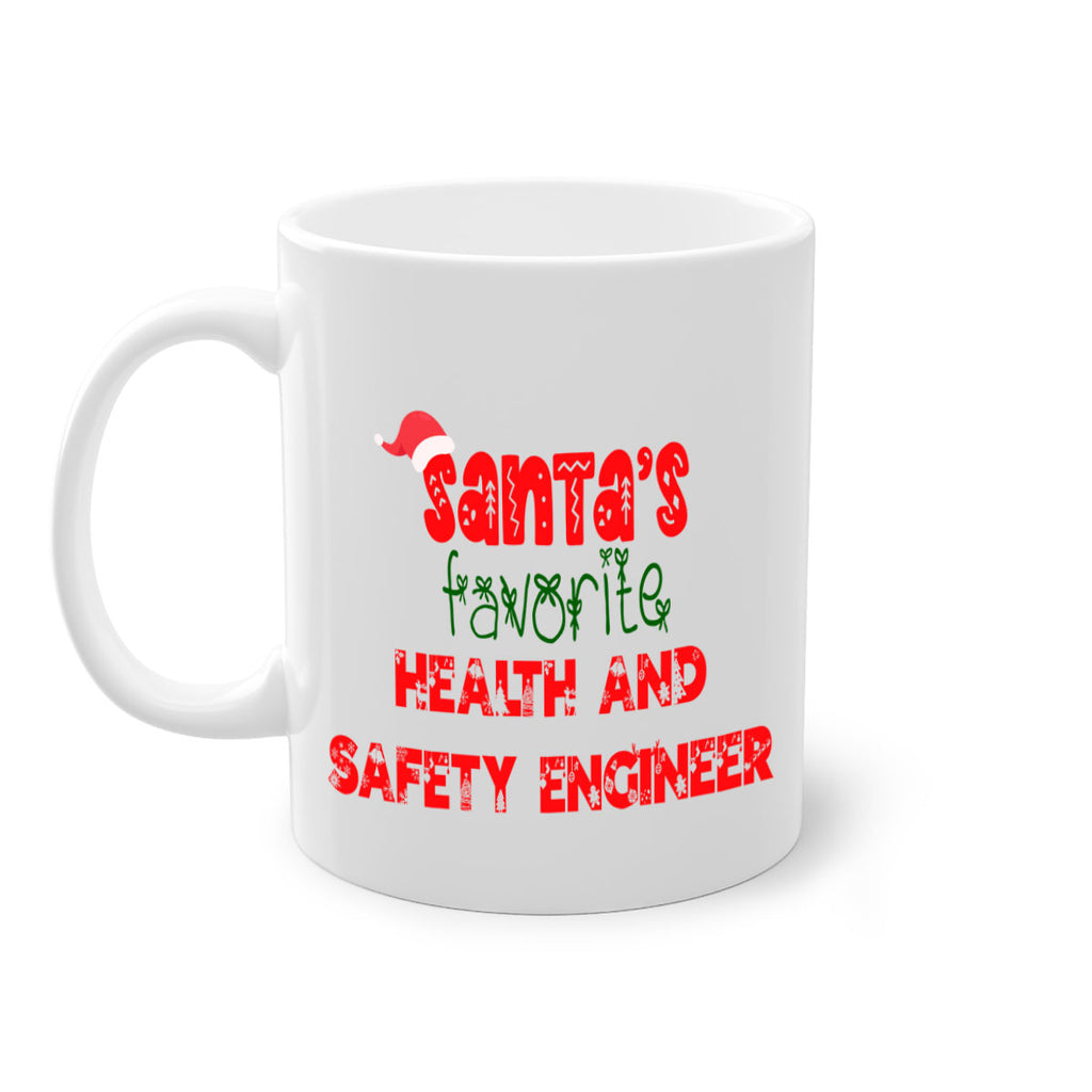 santas favorite health and safety engineer style 865#- christmas-Mug / Coffee Cup