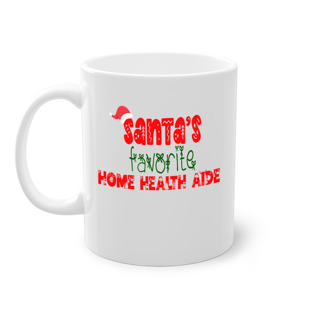 santas favorite home health aide style 872#- christmas-Mug / Coffee Cup
