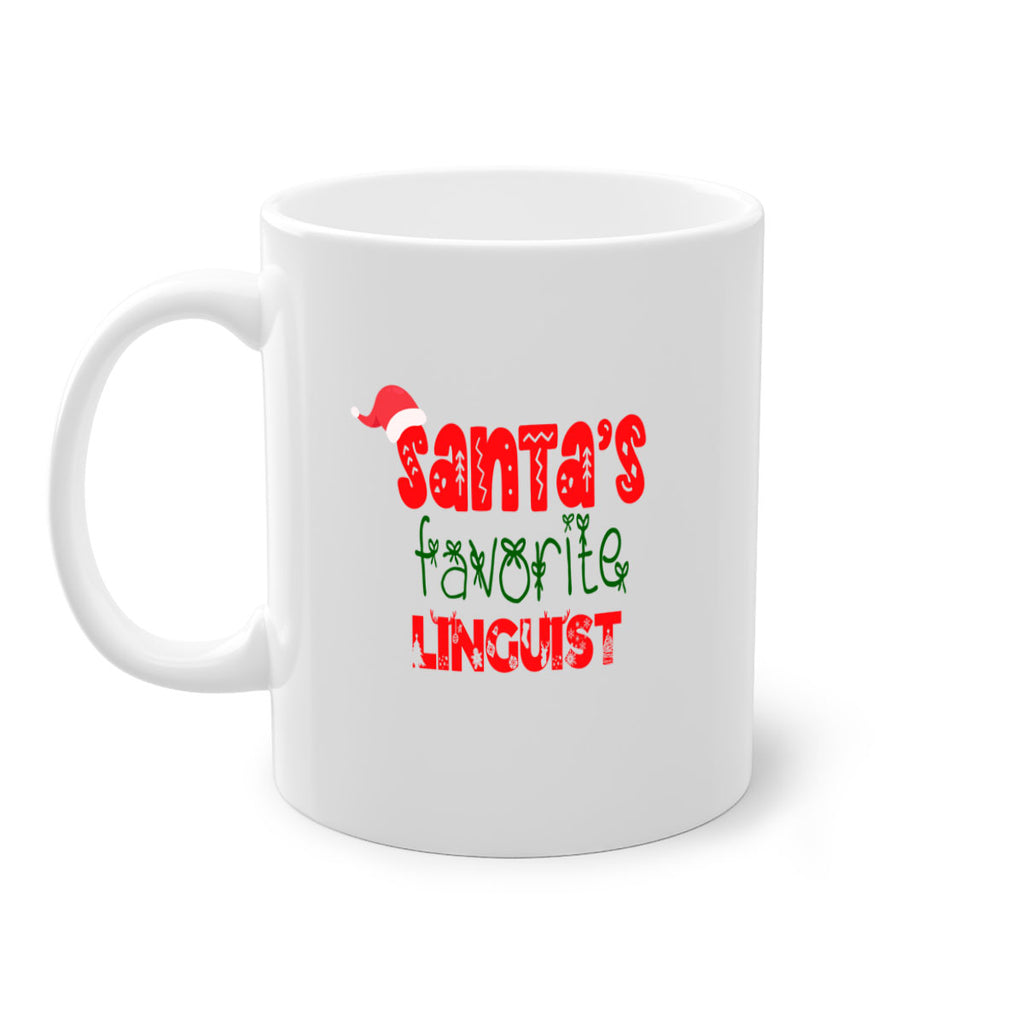 santas favorite linguist style 924#- christmas-Mug / Coffee Cup