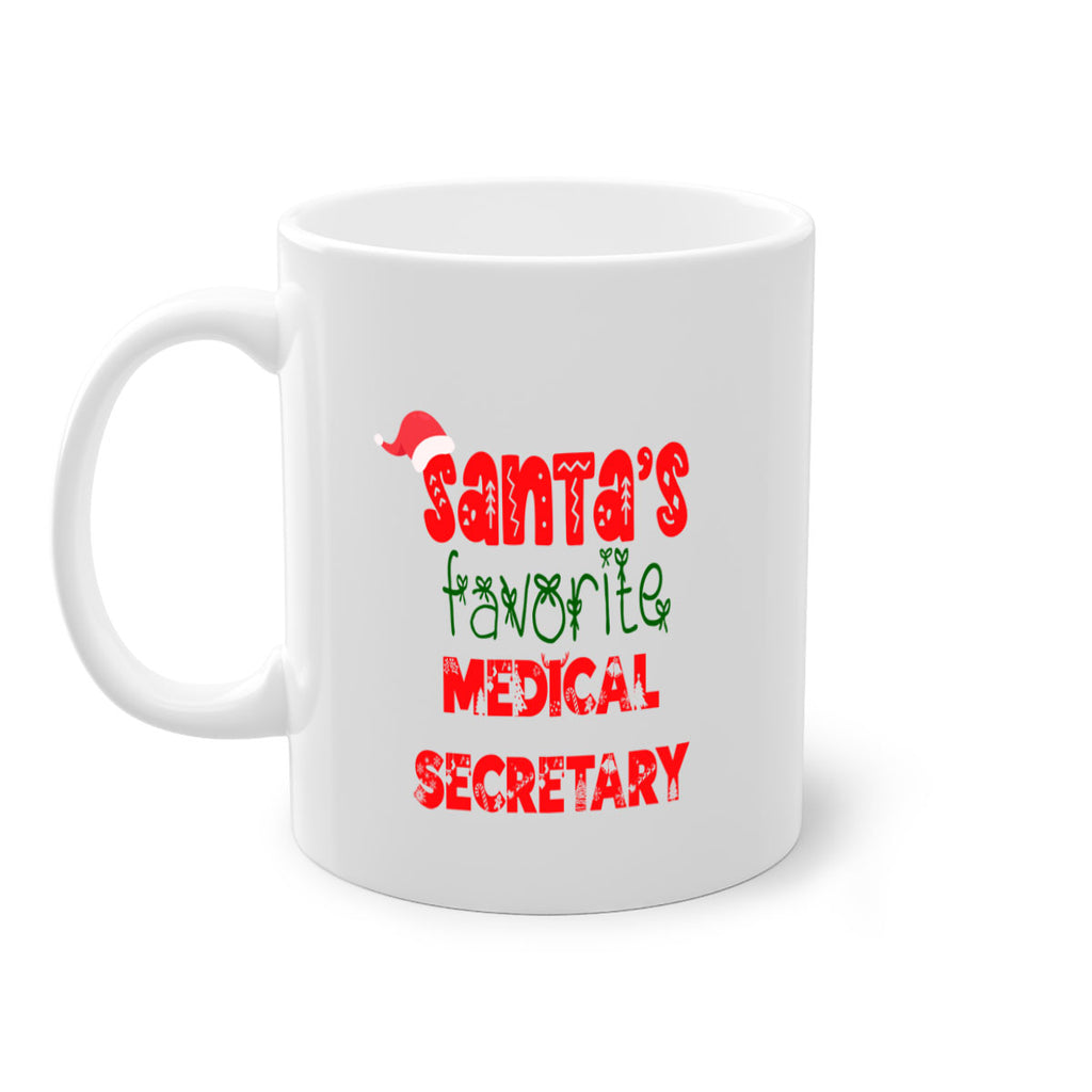 santas favorite medical secretary style 951#- christmas-Mug / Coffee Cup
