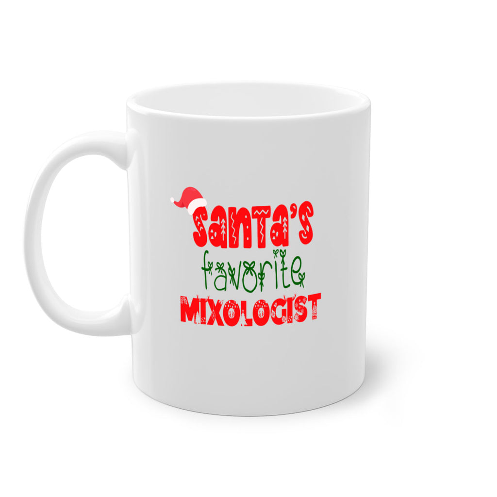 santas favorite mixologist style 962#- christmas-Mug / Coffee Cup