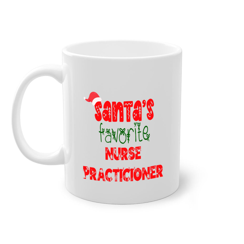 santas favorite nurse practicioner style 978#- christmas-Mug / Coffee Cup