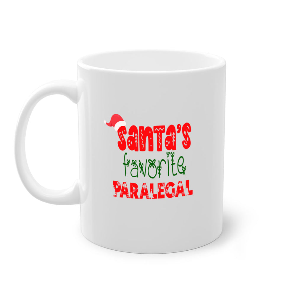 santas favorite paralegal style 995#- christmas-Mug / Coffee Cup