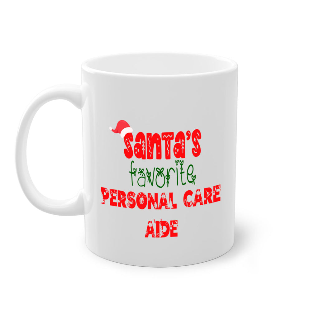 santas favorite personal care aide style 1006#- christmas-Mug / Coffee Cup
