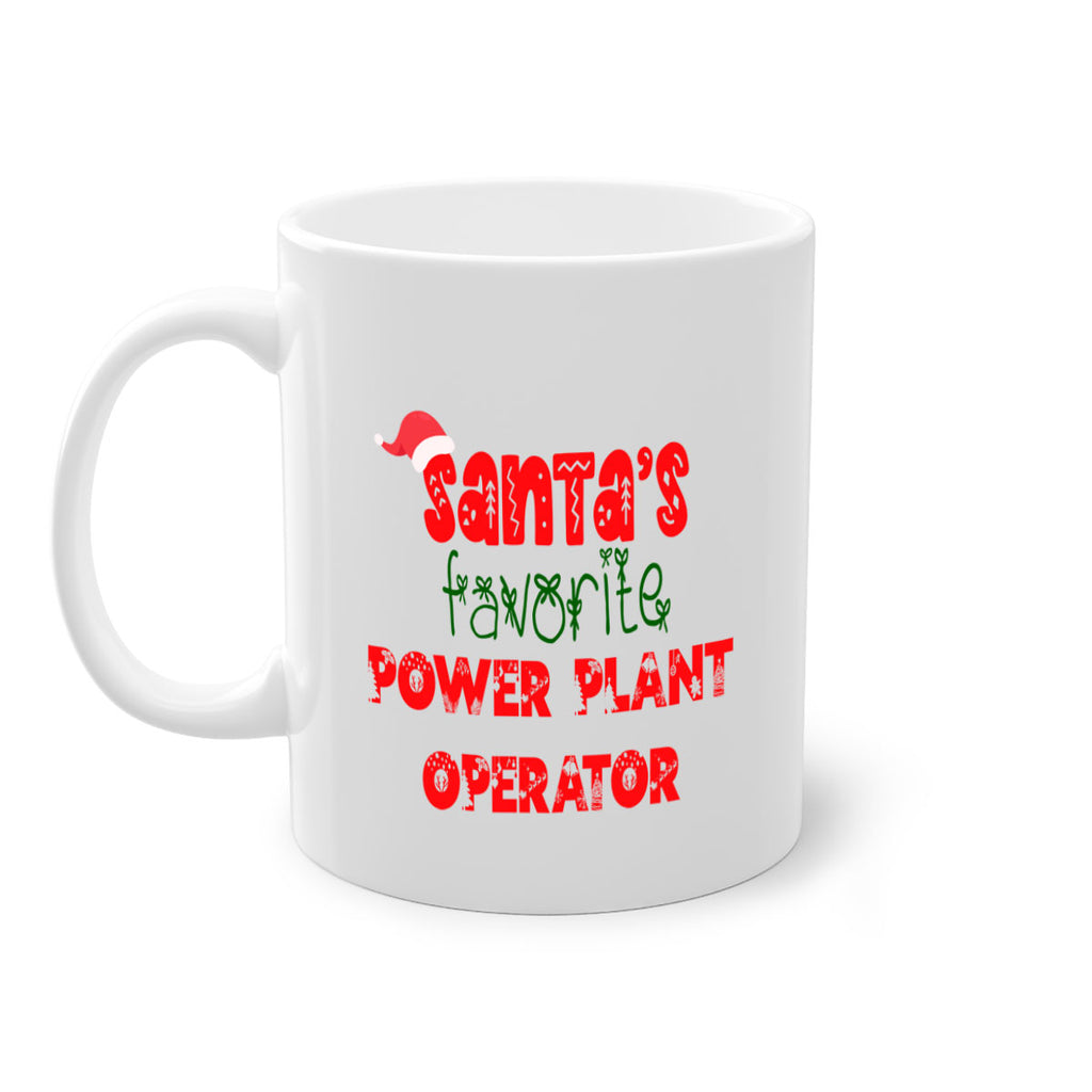 santas favorite power plant operator style 1033#- christmas-Mug / Coffee Cup