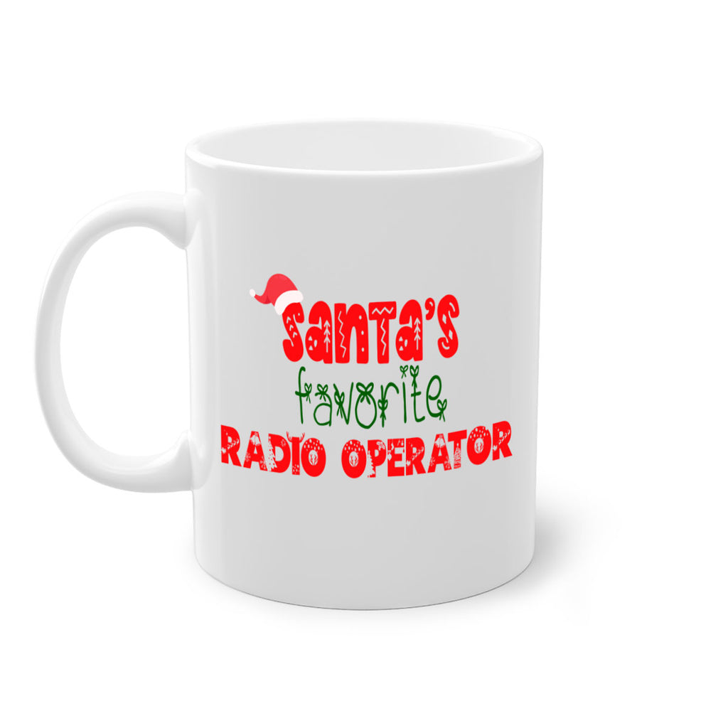 santas favorite radio operator style 1051#- christmas-Mug / Coffee Cup