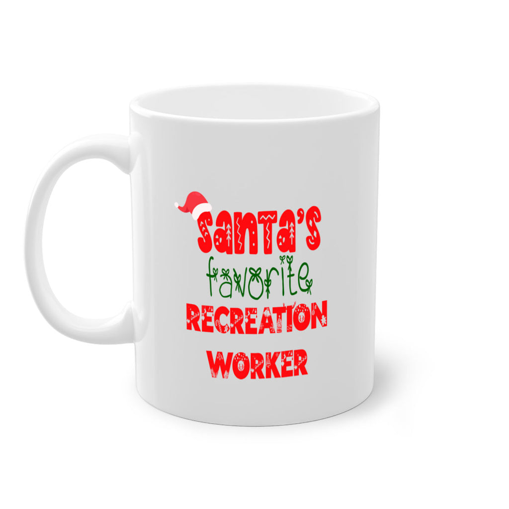 santas favorite recreation worker style 1059#- christmas-Mug / Coffee Cup