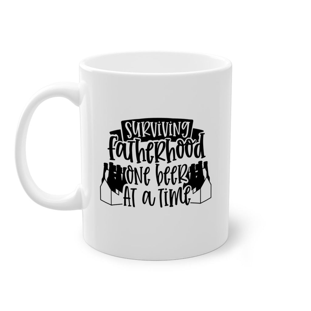 surviving fatherhood one beer at a time 19#- fathers day-Mug / Coffee Cup