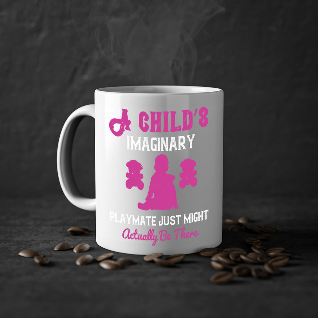 A child’s imaginary playmate just might actually be there Style 6#- kids-Mug / Coffee Cup