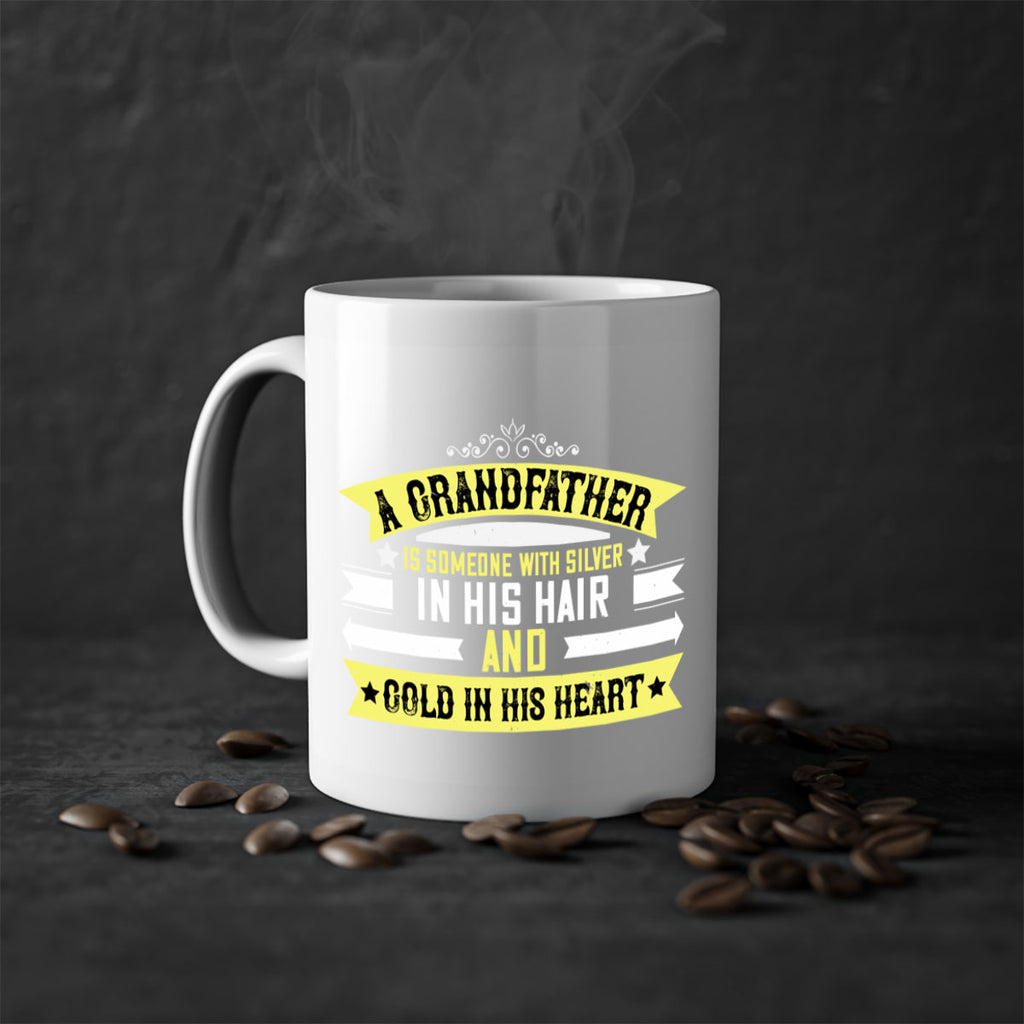 A grandfather is someone with silver 88#- grandpa-Mug / Coffee Cup