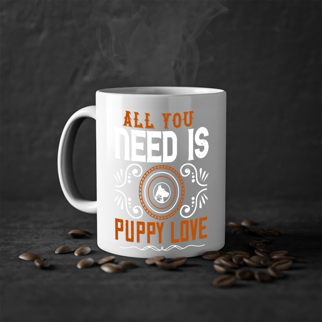 All you need is puppy love Style 155#- Dog-Mug / Coffee Cup