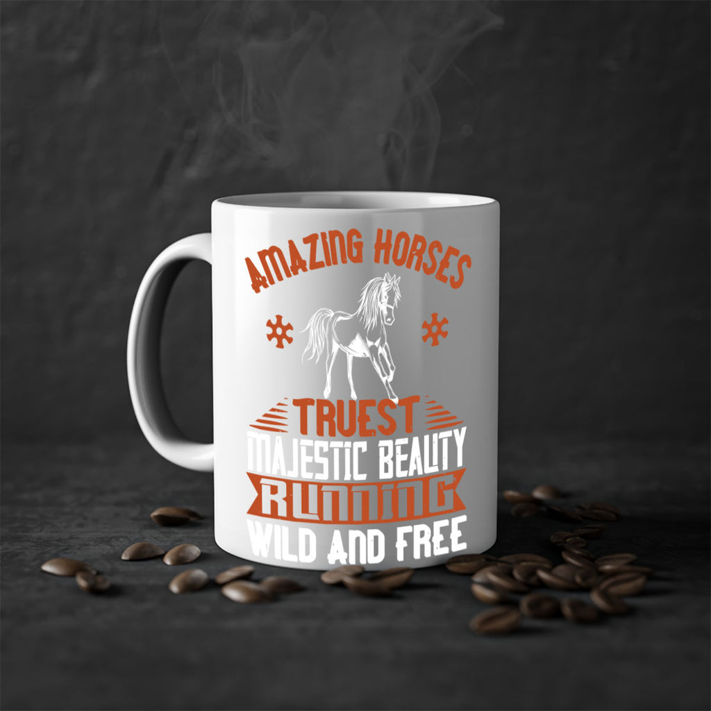 Amazing horses Truest Majestic Beauty Running wild and free Style 23#- horse-Mug / Coffee Cup