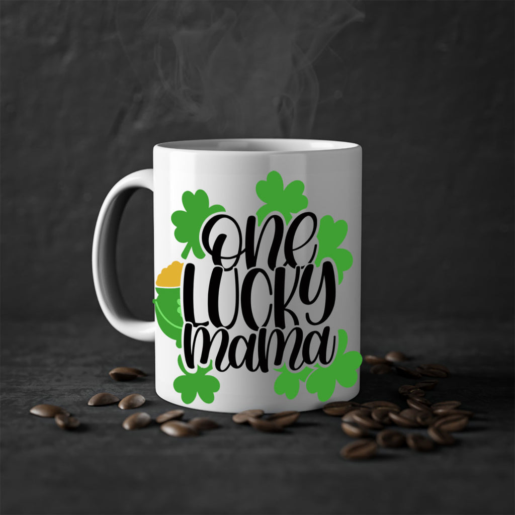 One Lucky Mama Style 42#- St Patricks Day-Mug / Coffee Cup