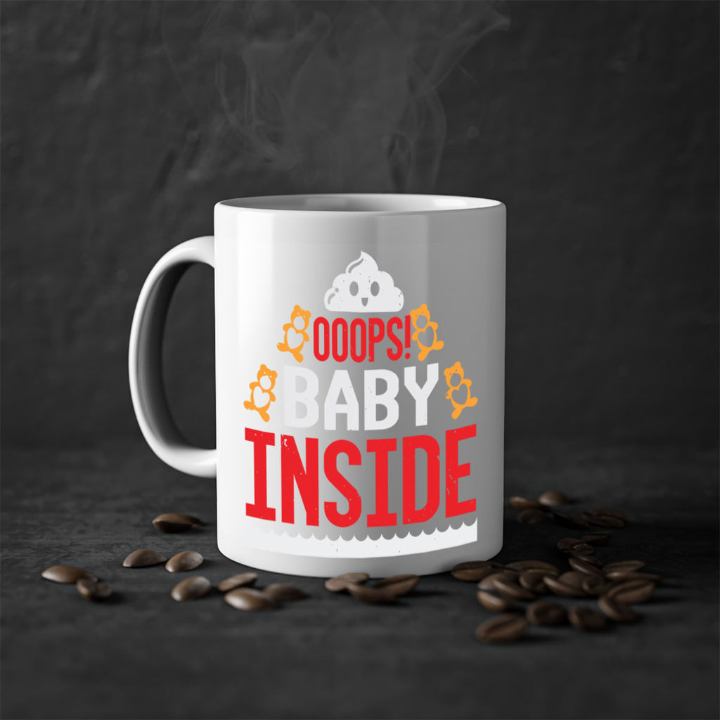 Ooops baby inside Style 24#- baby shower-Mug / Coffee Cup