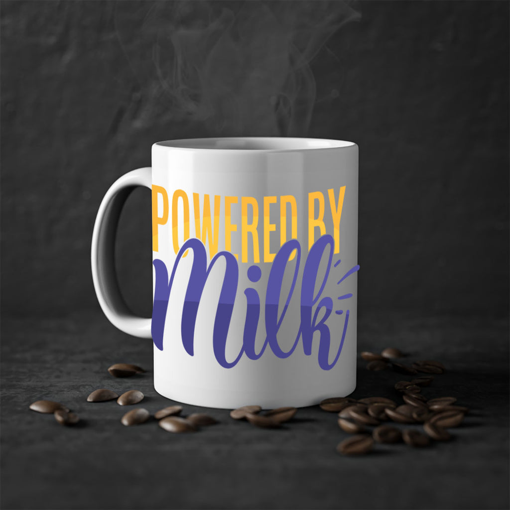 Powered By Milk Style 204#- baby2-Mug / Coffee Cup