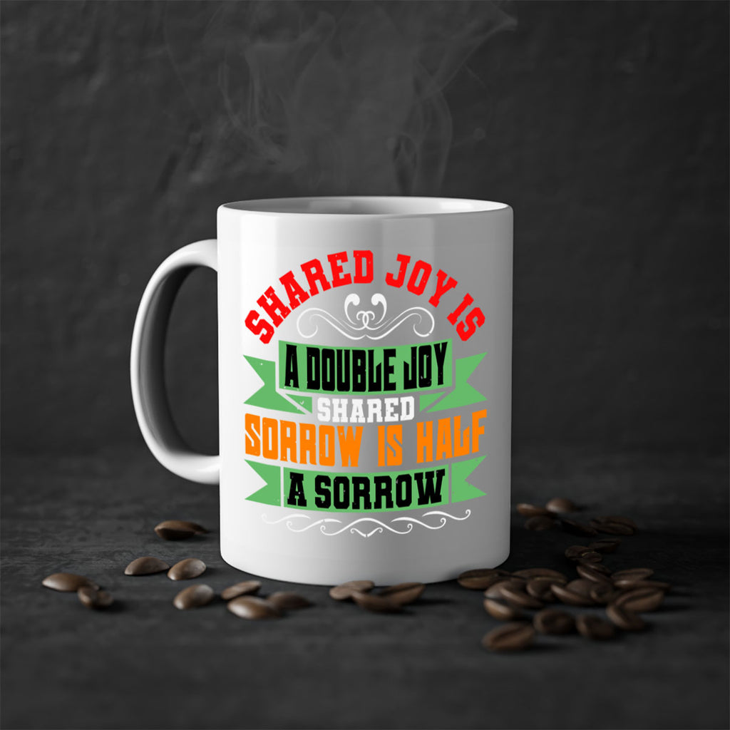 Shared joy is a double joy shared sorrow is half a sorrow Style 60#- best friend-Mug / Coffee Cup