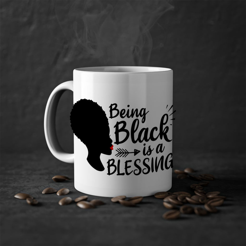 being black is a blessing Style 63#- Black women - Girls-Mug / Coffee Cup