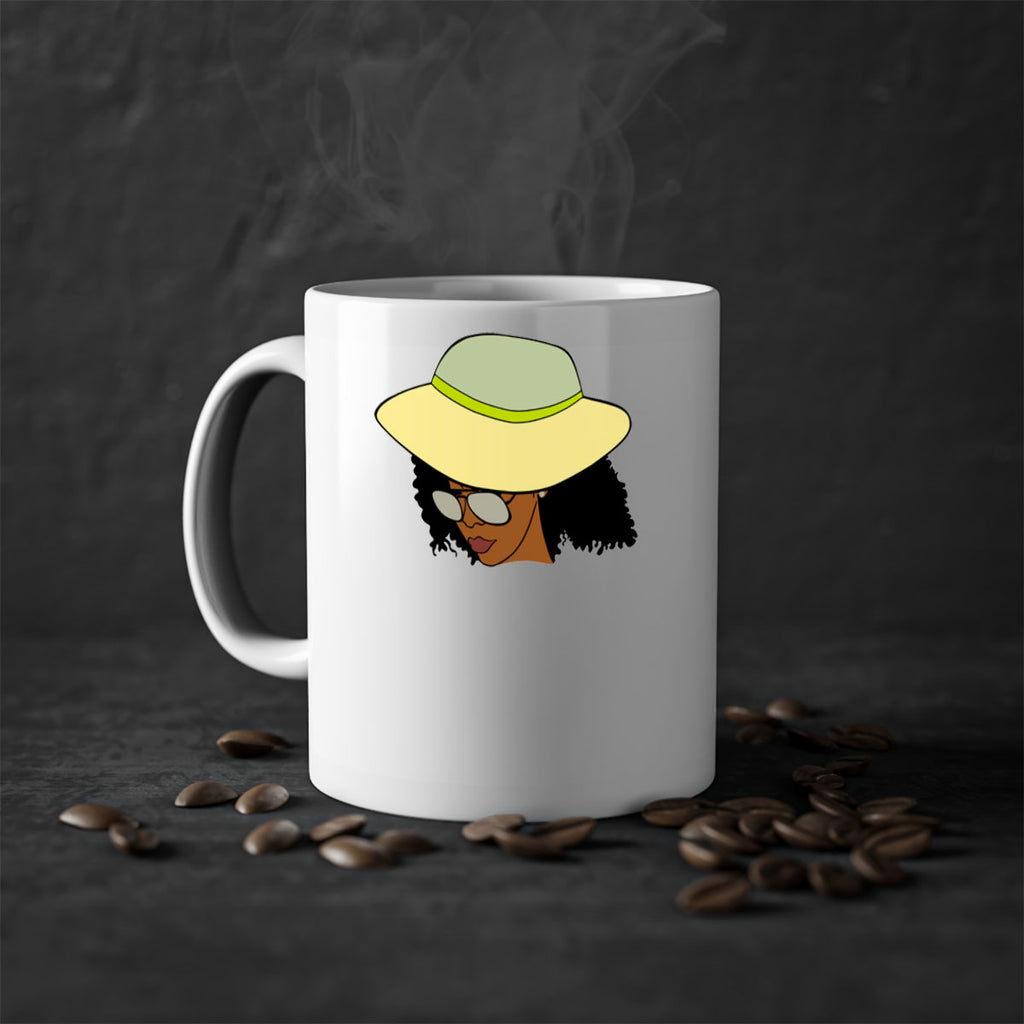 black afro 45#- Black women - Girls-Mug / Coffee Cup