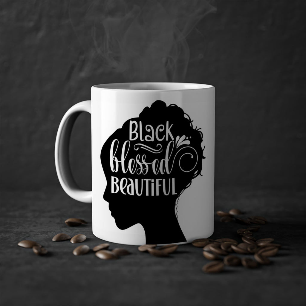 black blessed beautiful Style 62#- Black women - Girls-Mug / Coffee Cup