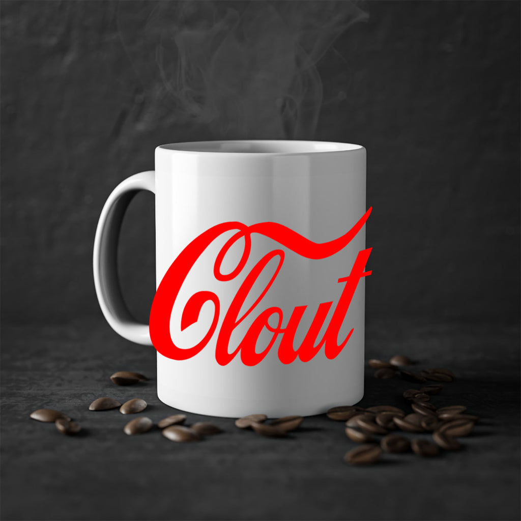 clout 185#- black words - phrases-Mug / Coffee Cup