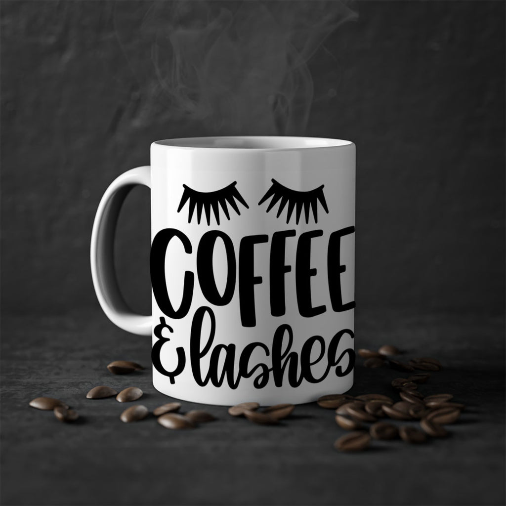 coffee lashes 177#- coffee-Mug / Coffee Cup