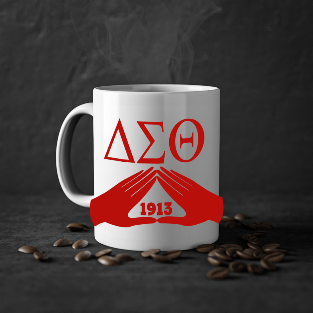 delta sigma theta 8#- black words - phrases-Mug / Coffee Cup