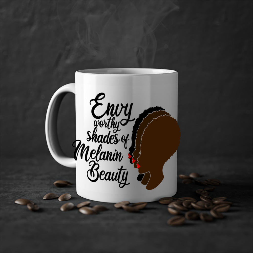 envy worth shades of melanin Style 39#- Black women - Girls-Mug / Coffee Cup