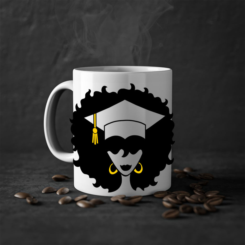 grad black woman 33#- Black women - Girls-Mug / Coffee Cup