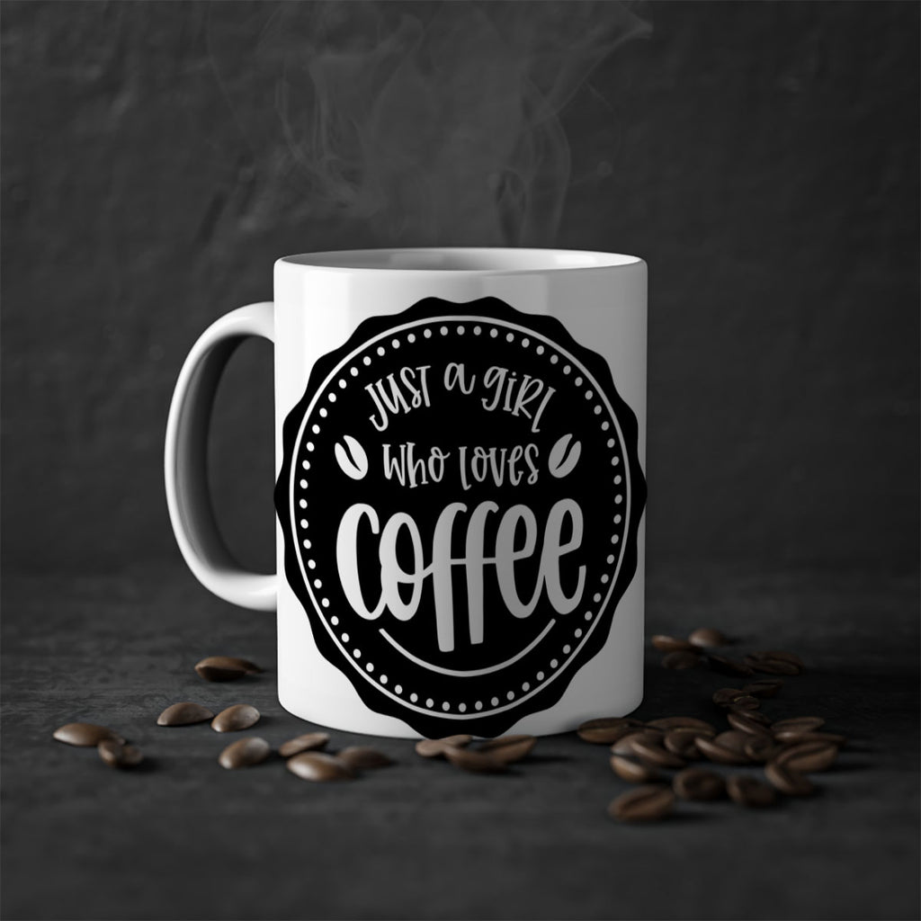 just a girl who loves coffee 85#- coffee-Mug / Coffee Cup