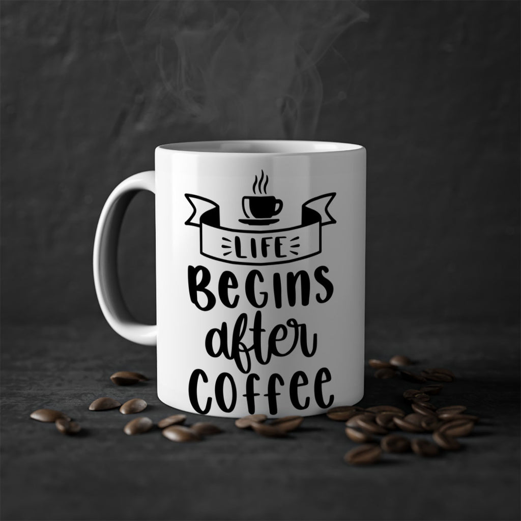 life begins after coffee 79#- coffee-Mug / Coffee Cup