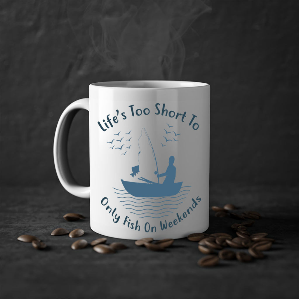 lifes too short 63#- fishing-Mug / Coffee Cup