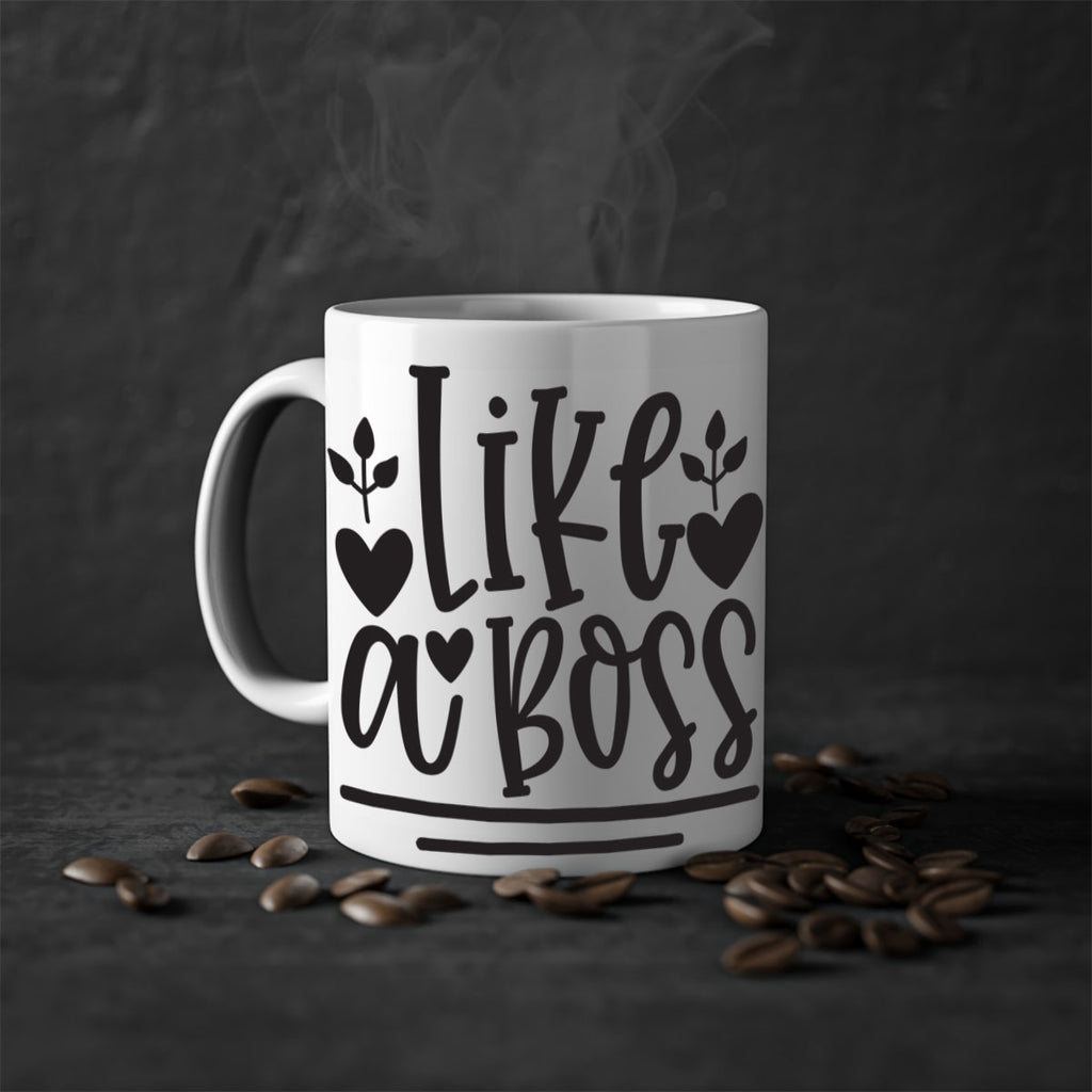 like a boss 387#- mom-Mug / Coffee Cup