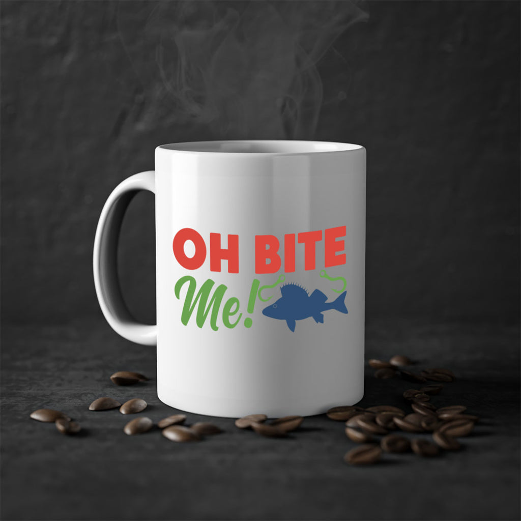 oh bite me 202#- fishing-Mug / Coffee Cup