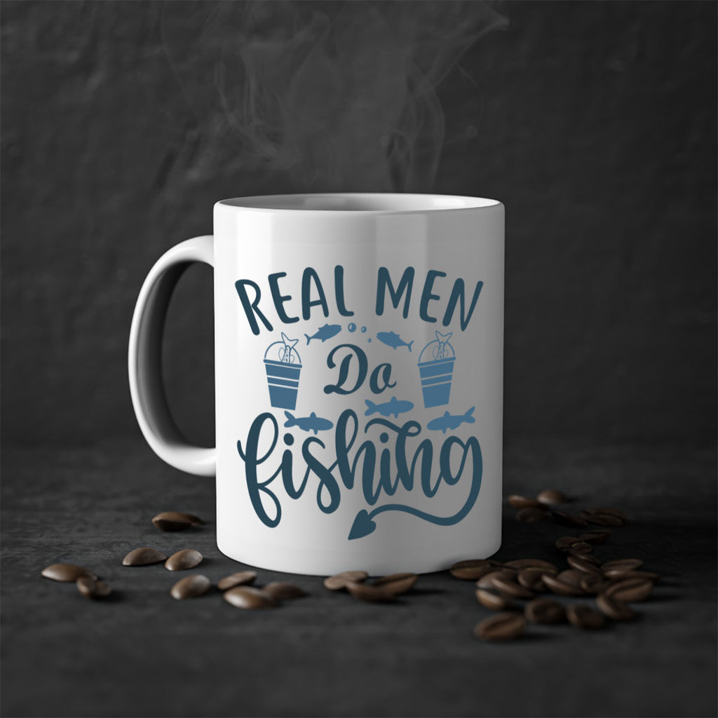 real man do fishing 44#- fishing-Mug / Coffee Cup