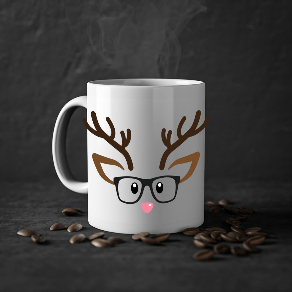reindeer style 593#- christmas-Mug / Coffee Cup