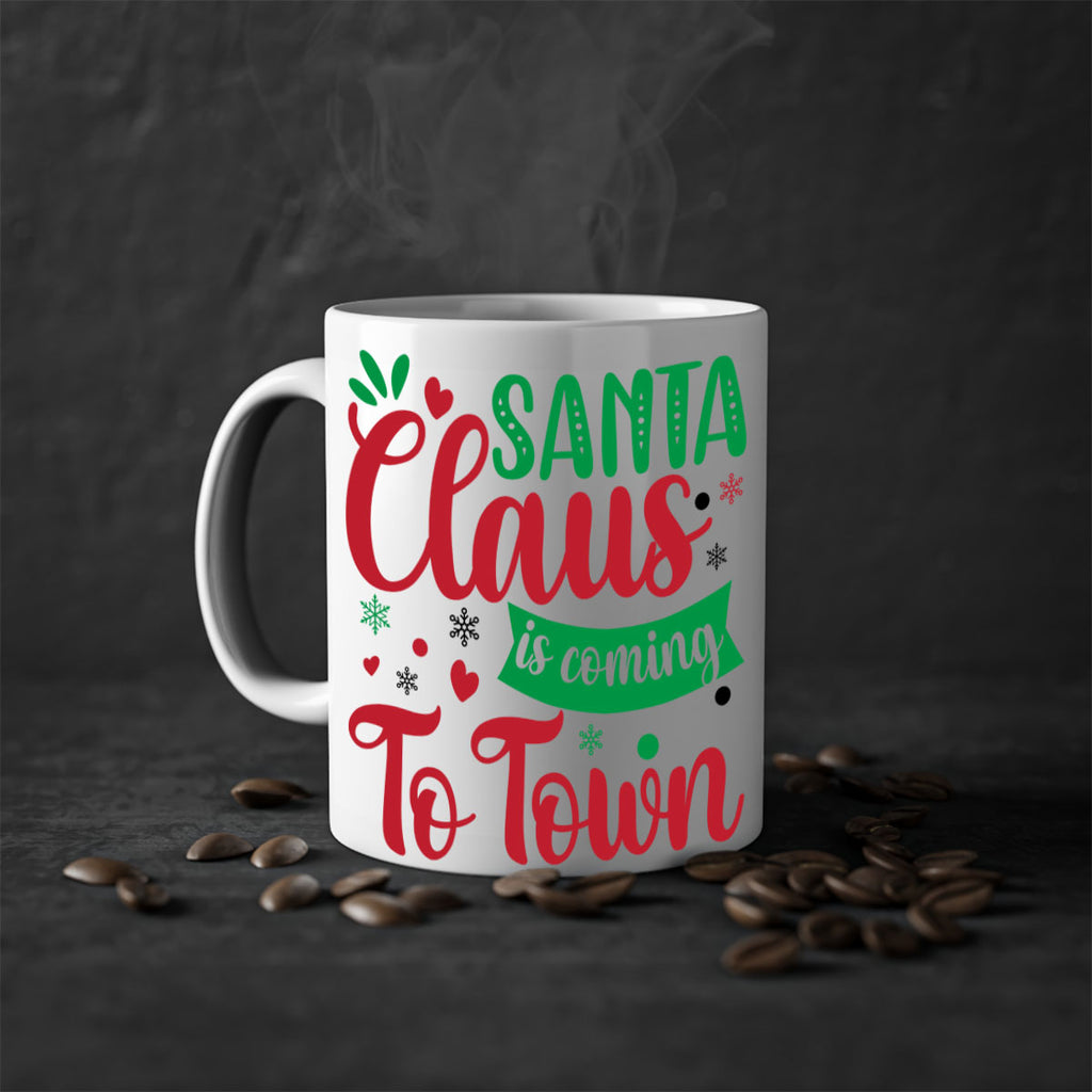 santa claus is coming to town style 603#- christmas-Mug / Coffee Cup