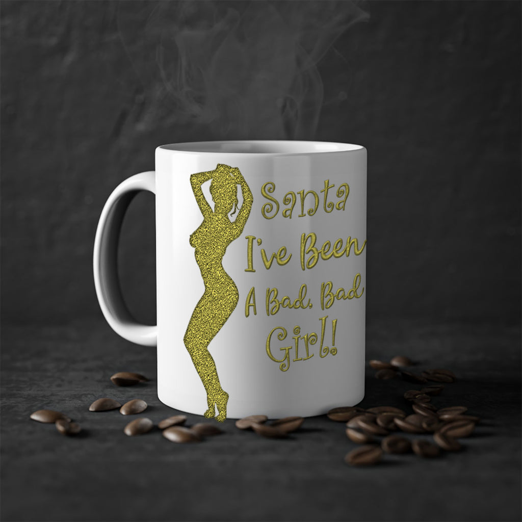 santa ive been a bad girl green 447#- christmas-Mug / Coffee Cup