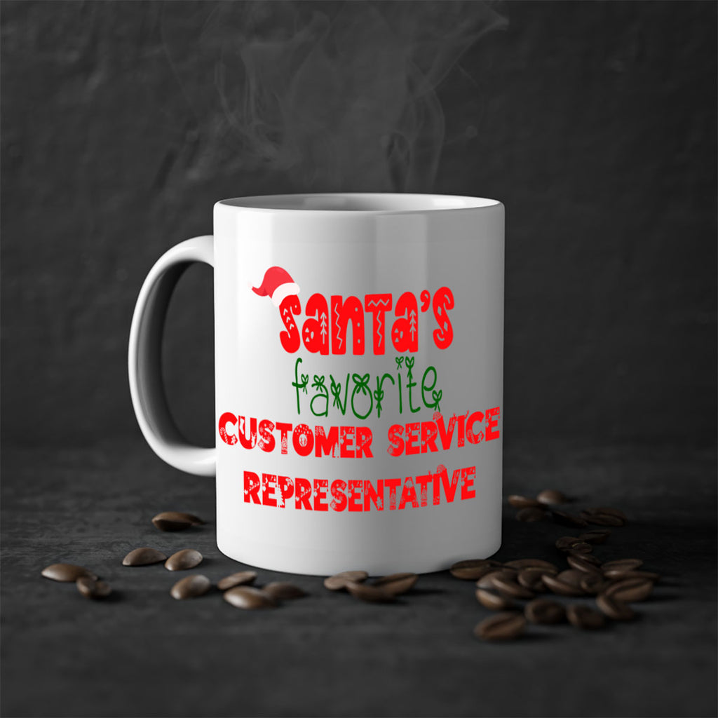 santas favorite customer service representative style 762#- christmas-Mug / Coffee Cup