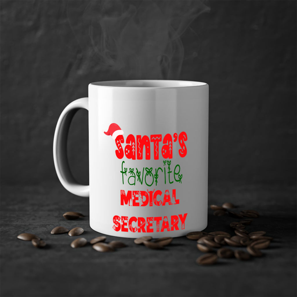 santas favorite medical secretary style 951#- christmas-Mug / Coffee Cup