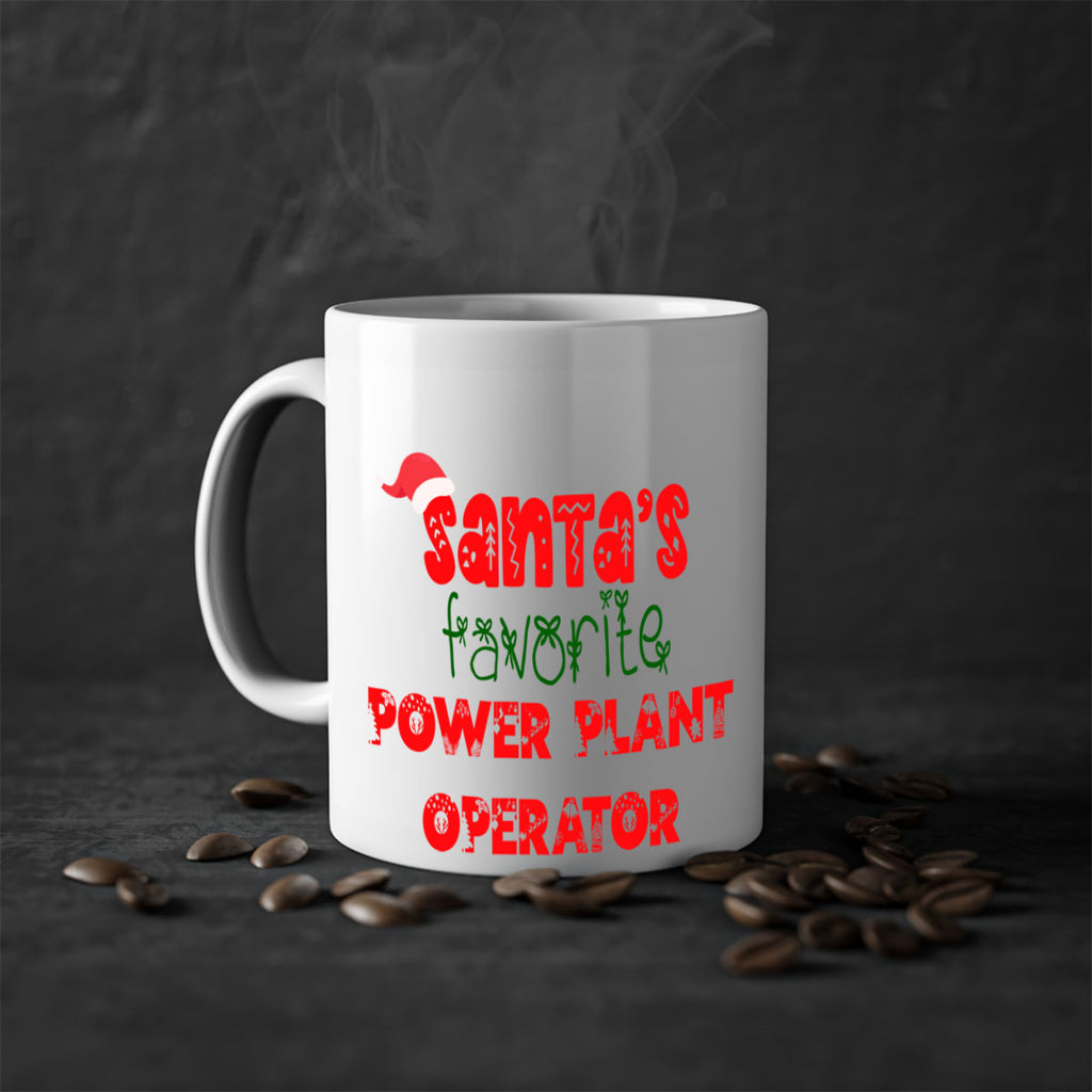 santas favorite power plant operator style 1033#- christmas-Mug / Coffee Cup