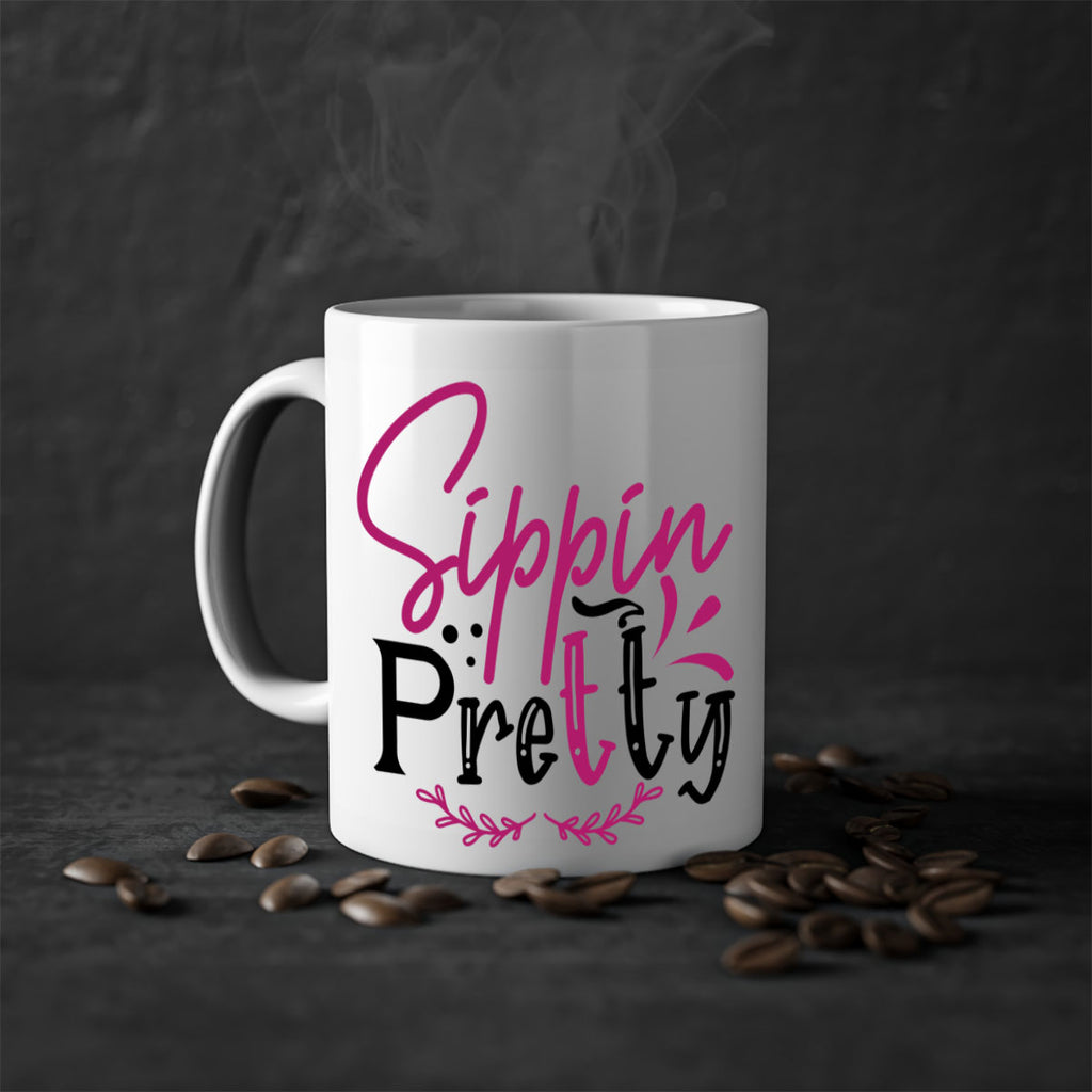 sippin pretty 161#- wine-Mug / Coffee Cup