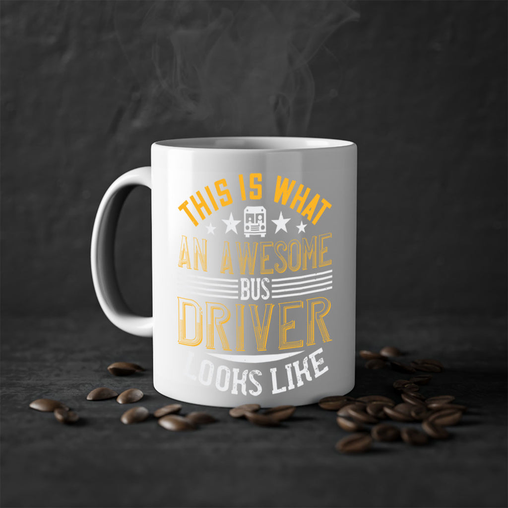 this is what an awesome bus driver looks like Style 10#- bus driver-Mug / Coffee Cup