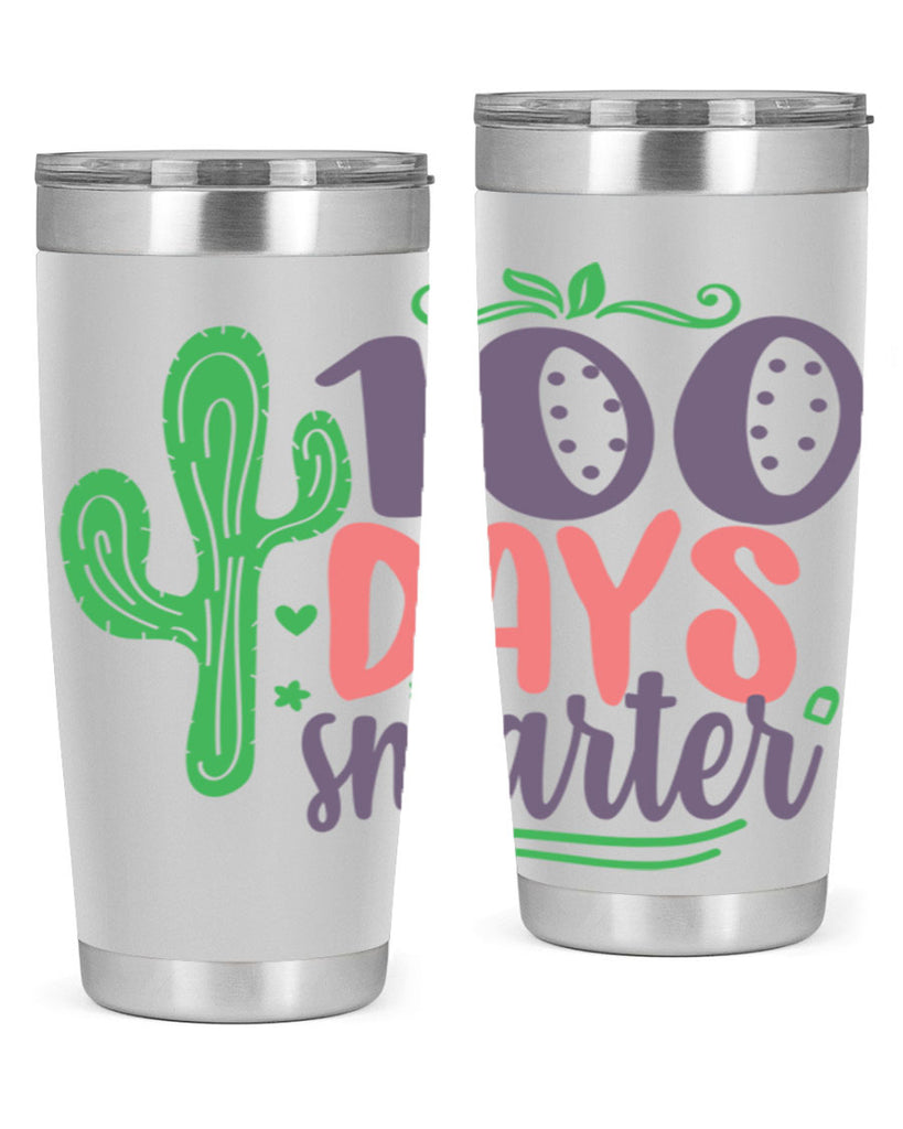 100 days smarterr 23#- 100 days of school- Tumbler
