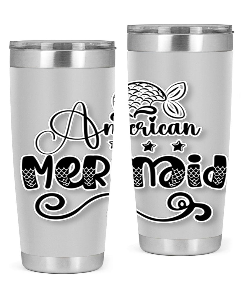American Mermaid 15#- mermaid- Tumbler