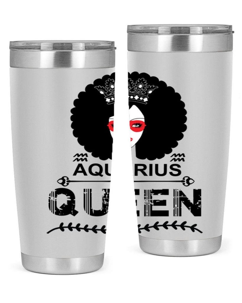 Aquarius queen 75#- zodiac- Tumbler