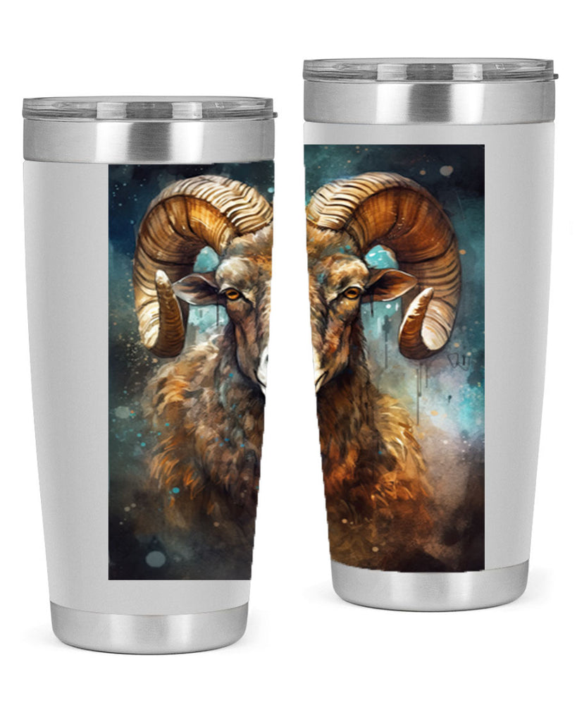 Aries 54#- zodiac- Tumbler