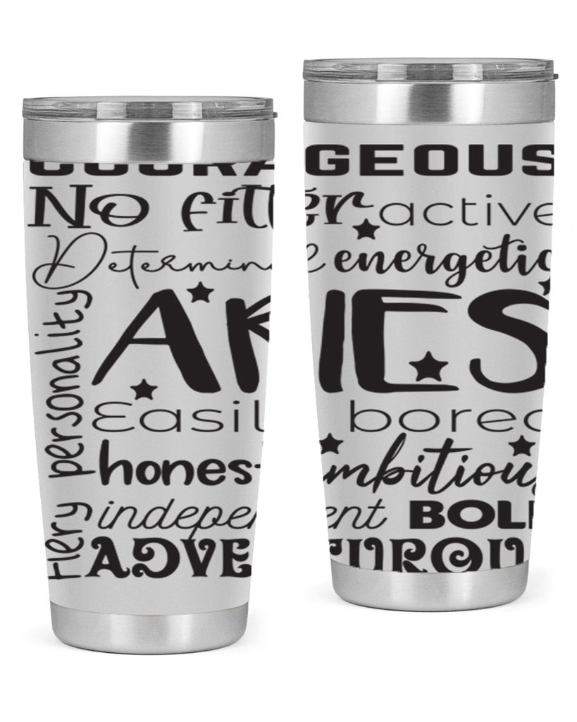Aries 564#- zodiac- Tumbler