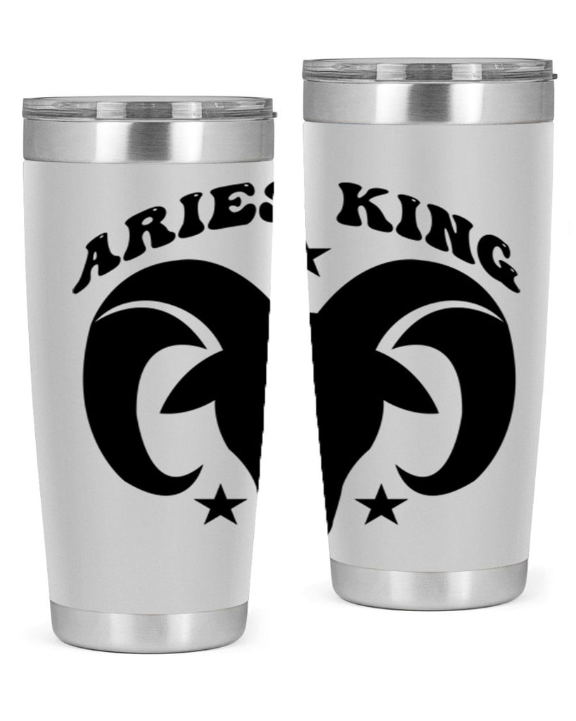 Aries king 110#- zodiac- Tumbler