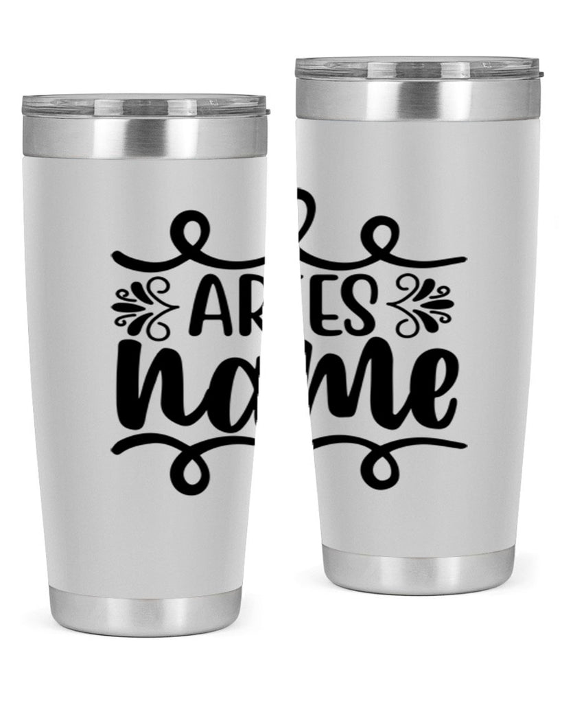 Ariesname 112#- zodiac- Tumbler