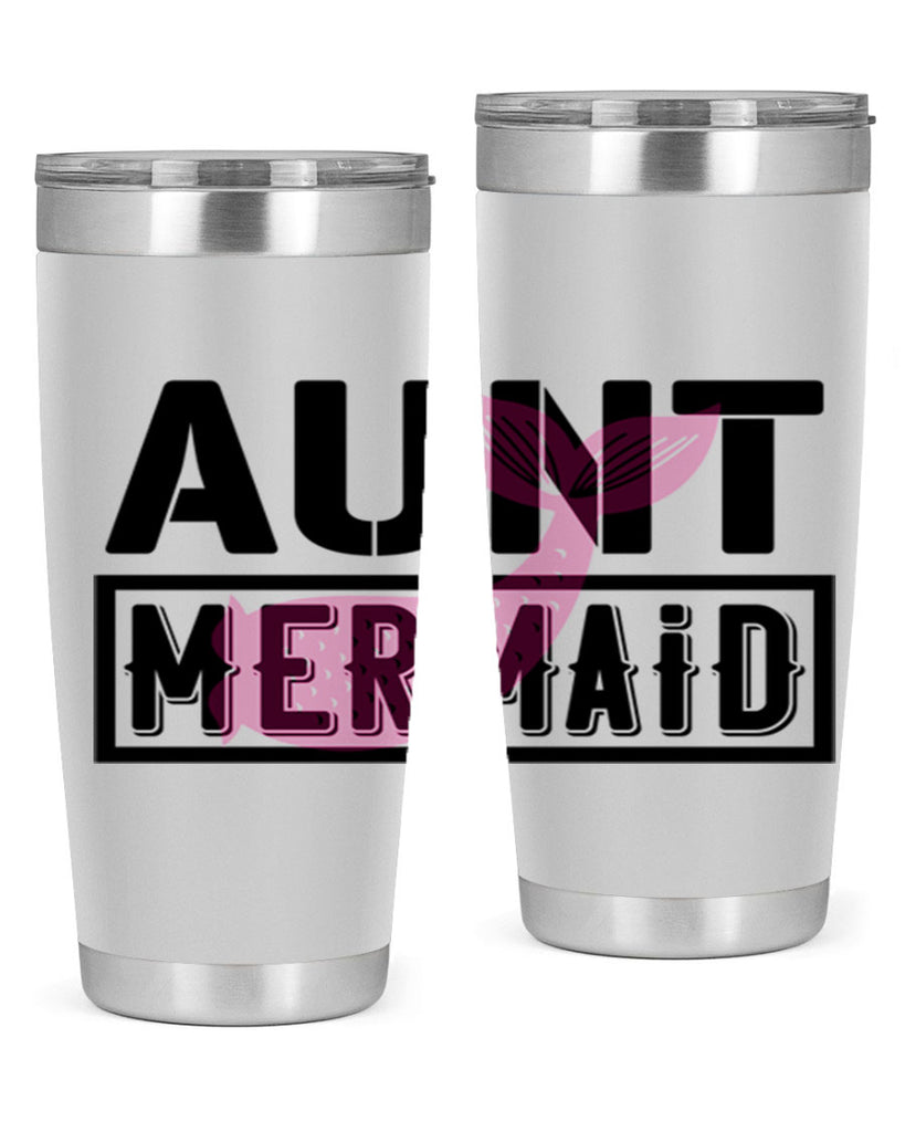 Aunt mermaid 17#- mermaid- Tumbler